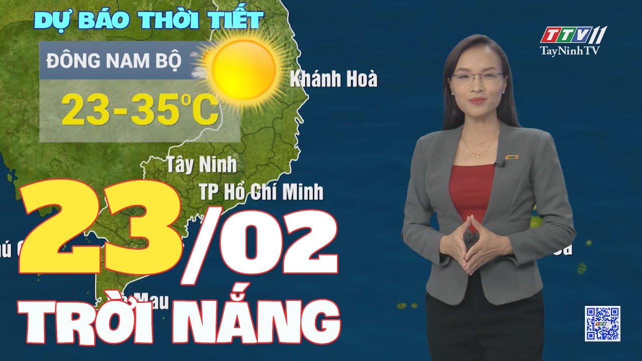 Bản tin thời tiết 23-02-2024 | TayNinhTVEnt
